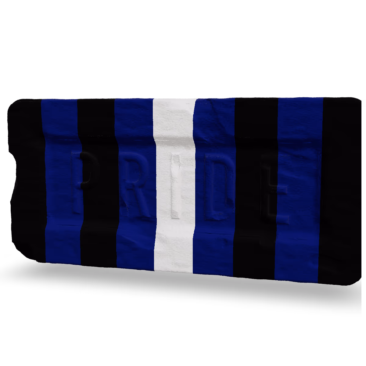 Pride Brick Key Chain, Leather Pride Brick Key Chain